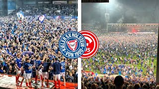 Kiel feiert Aufstieg gegen Düsseldorf  Holstein Kiel vs Dusseldorf 11  1152024 [upl. by Crispen]