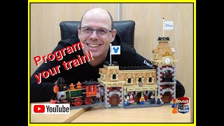 Lego Disney Station with lights and motorized Train A MustHave for Lego and Disney Fans [upl. by Airliah145]