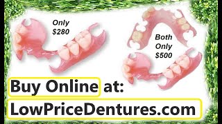 How to Order Affordable Flexible Dentures Online  LowPriced Partials [upl. by Nylazor]