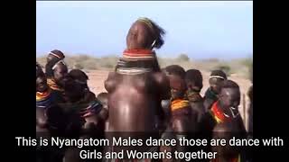 Nyangatom Mens Dance and visit Nyangatom videos in this YouTube [upl. by Flss]