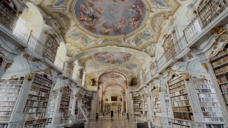 Fairytale abbey library takes online stardom in its stride  AFP [upl. by Evod]