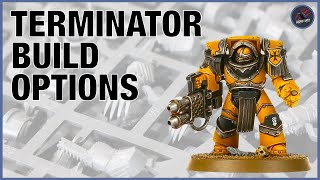 HORUS HERESY CATAPHRACTII TERMINATORS BUILD OPTIONS  Weapons amp Parts Included With Age Of Darkness [upl. by Maje]