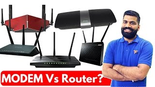 MODEM Vs Router The BIG Difference [upl. by Weylin]