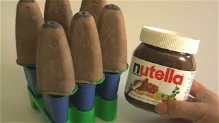 Real Nutella Milk Popsicles Recipe DIY How to Make Zoku Pop Chocolate Ice Cream Recipe [upl. by Hampton]