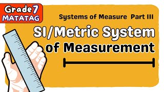 SI OR METRIC SYSTEM OF MEASUREMENT  SECOND QUARTER GRADE 7 MATATAG TAGALOG MATH TUTORIAL [upl. by Drarej]