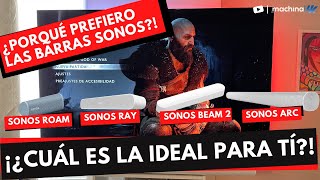 Porqué prefiero SONOS y¿Sonos Roam Ray Beam 2 o Arc ¿Cuál es la mejor barra de sonido para tí [upl. by Mike]