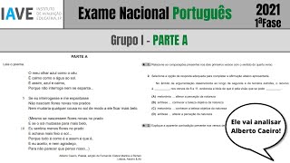 Exame Resolvido Português 2021  1ªFase  Grupo I  Parte A [upl. by Ybsorc]