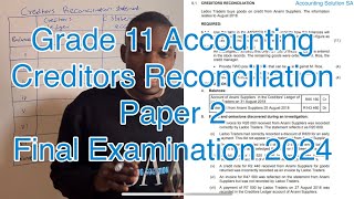 Bank Reconciliation Statement Grade 11 [upl. by Cryan]