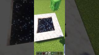 Minecraft Ender Portal with Calcite Block 🔳 🔳 🔳 🔳 shorts shortvideo [upl. by Roth]