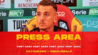 PRESS AREA  VANDEPUTTE NEL DOPO GARA DI CATANZAROFERALPISALO🎙️ [upl. by Eidoj887]