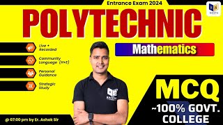 Polytechnic Entrance Exam 2024 Preparation by Er Ashok Sir  पॉलिटेक्निक प्रवेश परीक्षा 2024 [upl. by Toille]