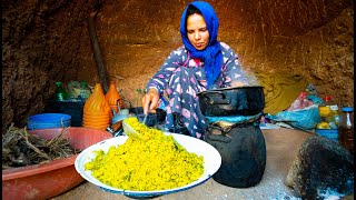 Moroccan Village Food  PRIMITIVE COOKING in Rural Morocco RARE HomeCooked Amazigh Food [upl. by Aernda515]