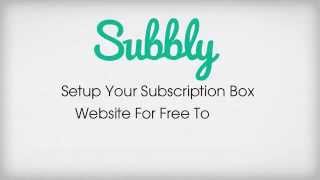 Subbly  Setup Your Own Subscription Box Business [upl. by Koo]