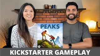 Peaks  Kickstarter Playthrough [upl. by Tarsus]