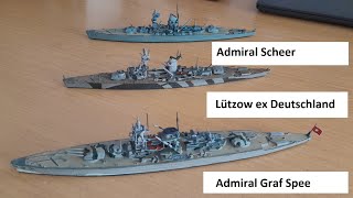 Lützow Admiral Graf Spee Admiral Scheer [upl. by Maddalena]