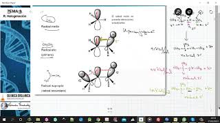 TEMA 3 R HALOGENACIÓN  33 ESTABILIDAD DE RADICALES [upl. by Agrippina]