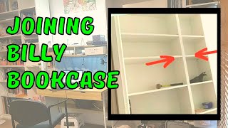 How to JOIN Billy bookcases together in 3 easy steps [upl. by Natsyrt]