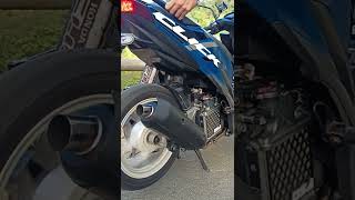 Honda Click 125 JVT Pipe V3 Adjustable Sound Check 🔥 [upl. by Aihtiekal]