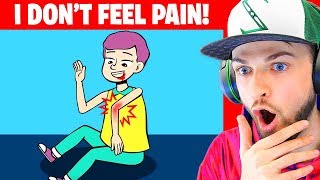 I DONT feel PAIN and my life is SUPER dangerous True Story Animation [upl. by Aloel]