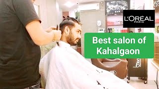 best salon of Kahalgaon loreal paris hair salon of Kahalgaon [upl. by Erimahs]