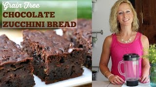 Grain Free Chocolate Zucchini Bread Paleo Gluten Free [upl. by Oicangi248]