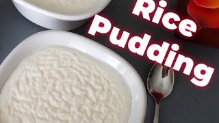 Rice Pudding  Roz bel labn  Ruz bil laban easy Rice Pudding recipe [upl. by Denoting]