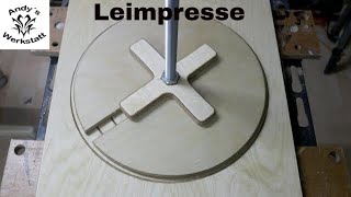 Vorrichtung Leimpresse für Kreise  Circle jig  diy [upl. by Odnomra]