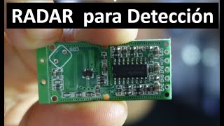 ✅ Radar de efecto Doppler para detección de movimiento RCWL0516 [upl. by Anemolif]