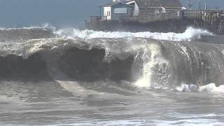 Seal Beach Surf  82714  surfing pier [upl. by Dawna]