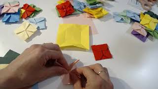 Creando teselados con origami [upl. by Nhguaved955]