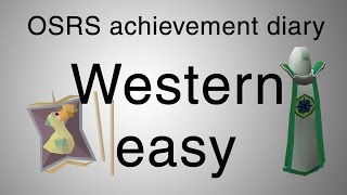 OSRS Western provinces easy diary guide [upl. by Aldas]