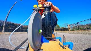 WWII ROCKET TURBINE on a Skateboard [upl. by Dollar]