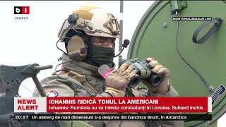 IOHANNIS RIDICĂ TONUL LA AMERICANI Știri B1TV 22 mai 2024 [upl. by Lise]