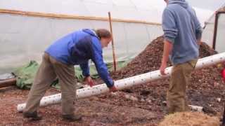 Easy Breezy Windrow Compost Aeration EcoCity Farms [upl. by Annoirb500]