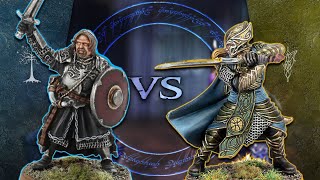 GONDOR Vs RIVENDELL  Battle Report  Middle Earth Strategy Battle Game [upl. by Griffin]