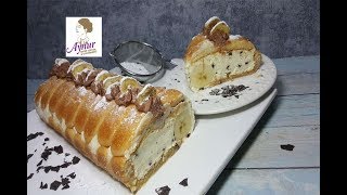 Leichter Bananenkuchen ohne backen I Kuchen mit Löffelbiskuits I No bake Cake [upl. by Laurentia]