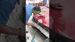 Nissan Altima 2017front accident repair real shorts nissan nissanaltimatoyotatoyotalandcruiser [upl. by Loss]