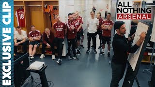 EXCLUSIVE CLIP Mikel Artetas Emotional Dressing Room Team Talk  All or Nothing Arsenal [upl. by Alocin]