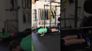 How To Banded Plyo Pushups  Strength Empire [upl. by Aramoy]