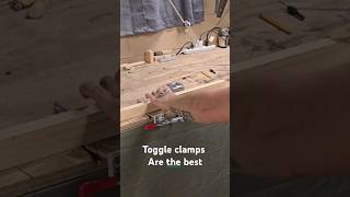 toggle clamp making it easy woodworking wood diy tools clamps toggle viral music blessed [upl. by Matejka4]