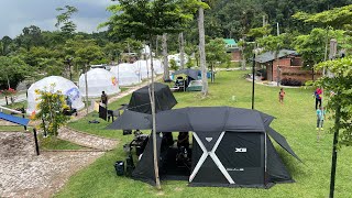 Camping ala Resort di Rock Garden amp Himalaya Camping resort gopeng Perak KZM X5 familycamping [upl. by Renaxela]