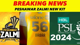 EXCLUSIVE 🛑 PESHAWAR ZALMI NEW KIT🛑PSL 9🛑BABAR AZAM SAIM AYUB VASAY CHAUDARY MUHAMMAD HARIS [upl. by Delanie]