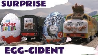 Fun Stop Motion Egg Smash With Thomas And Friends [upl. by Zashin]