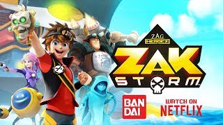 ZAK STORM ⚔️ BANDAI TOYS amp GAME APP NOW AVAILABLE ⚡️ [upl. by Eadahs]