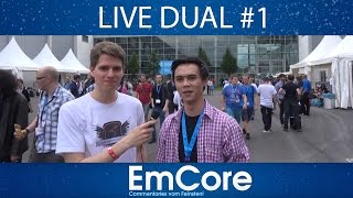 Live Dual 1 Mit Emcore über die Gamescom Abonnentenzahlen und Videoflut [upl. by Novanod]