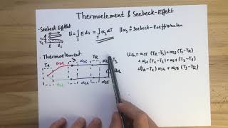 Thermoelement amp Seebeck Effekt  Sensoren  passive Bauelemente [upl. by Grissel447]