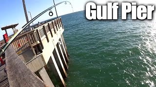 Pier Fishing for Beginners  Easy Fishing at the Gulf State Park Pier [upl. by Anelas690]