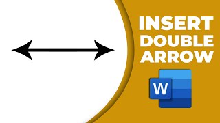 How to insert double half arrow in Microsoft word [upl. by Dichy]