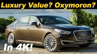 2019 Genesis G90  Can quotValuequot Be A Luxury [upl. by Joli]