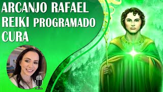 ARCANJO RAFAEL REIKI CHAMA E SAFIRA VERDE PARA ATIVAR A ENERGIA DE CURA FÍSICA MENTAL ESPIRITUAL [upl. by Bullion554]